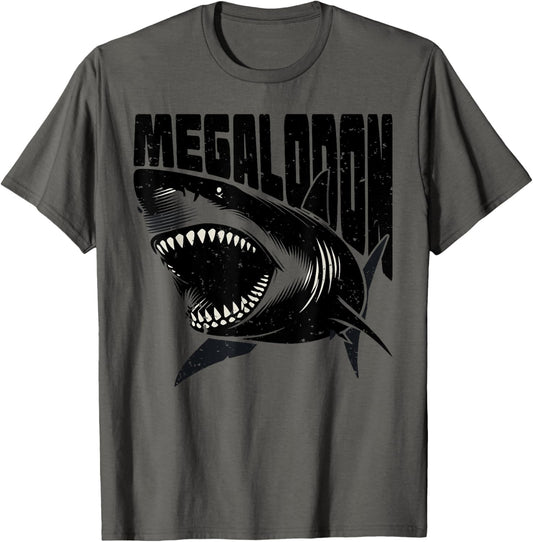 Megalodon shark lovers retro megalodons T-Shirt