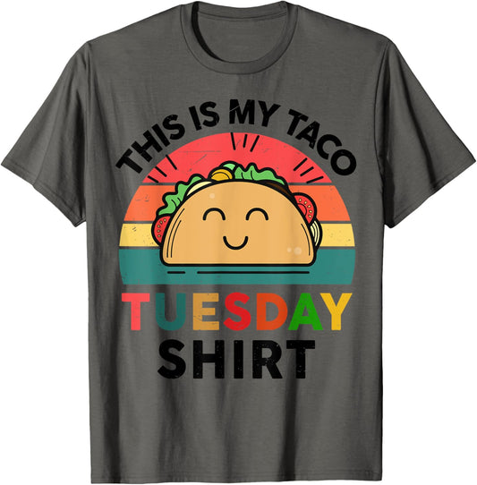 Taco Tuesday Shirt Cinco De Mayo Funny Mexican Women Kids T-Shirt