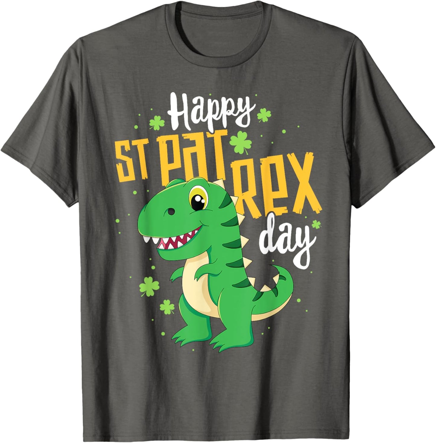 Happy St Pat Rex Day T-Shirt T-Rex Dinosaur St Patricks Day T-Shirt