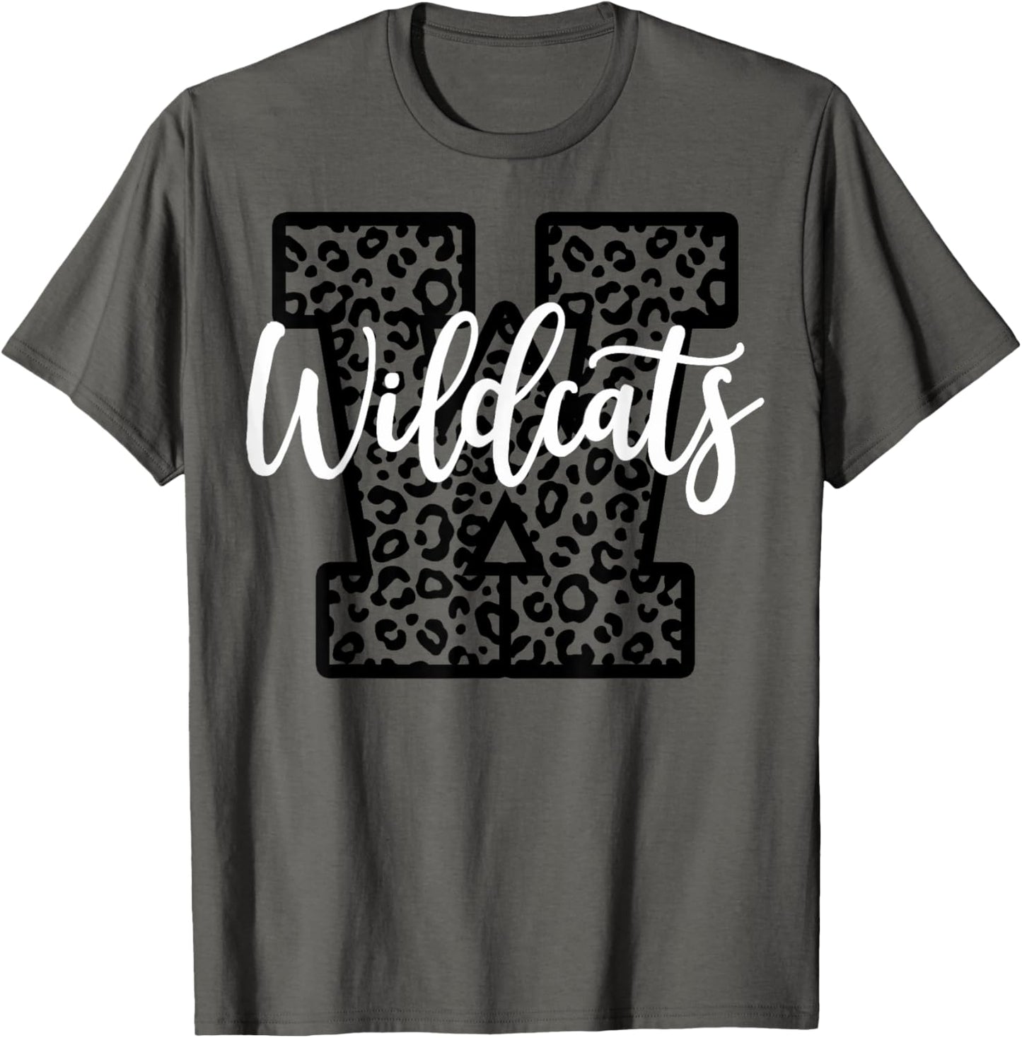 Wildcats School Spirit Mascot Leopard Cheer Fan Game Day T-Shirt