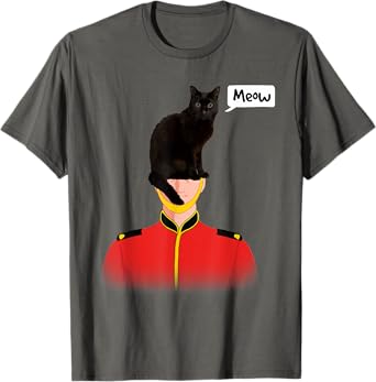 Funny London Guard Lost His Hat Tshirt| Cat Lover Shirt Gift Men Women Girls Kids T-Shirt