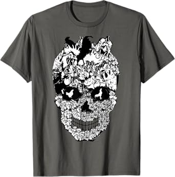 Matching Family chicken Skull Costume Halloween funny 2022 T-Shirt