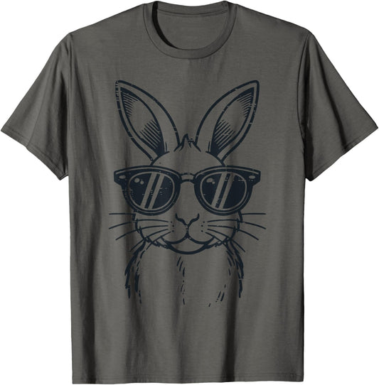 Easter Bunny Sunglasses Vintage Rabbit Men Women Boys Kids T-Shirt