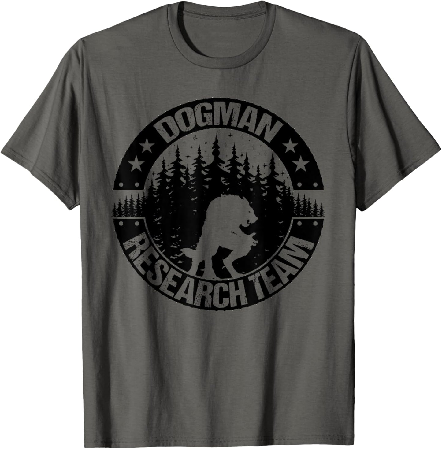 Cryptid Dogman Research Team For Men Women Cryptozoology T-Shirt