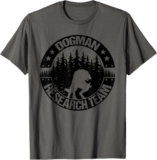 Cryptid Dogman Research Team For Men Women Cryptozoology T-Shirt