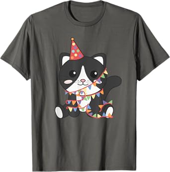Birthday Cat For Children A Birthday Cat T-Shirt