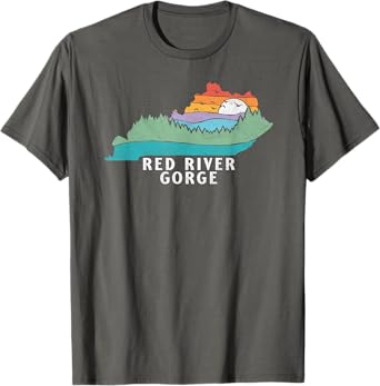 Red River Gorge Kentucky Outdoors State Nature Retro T-Shirt