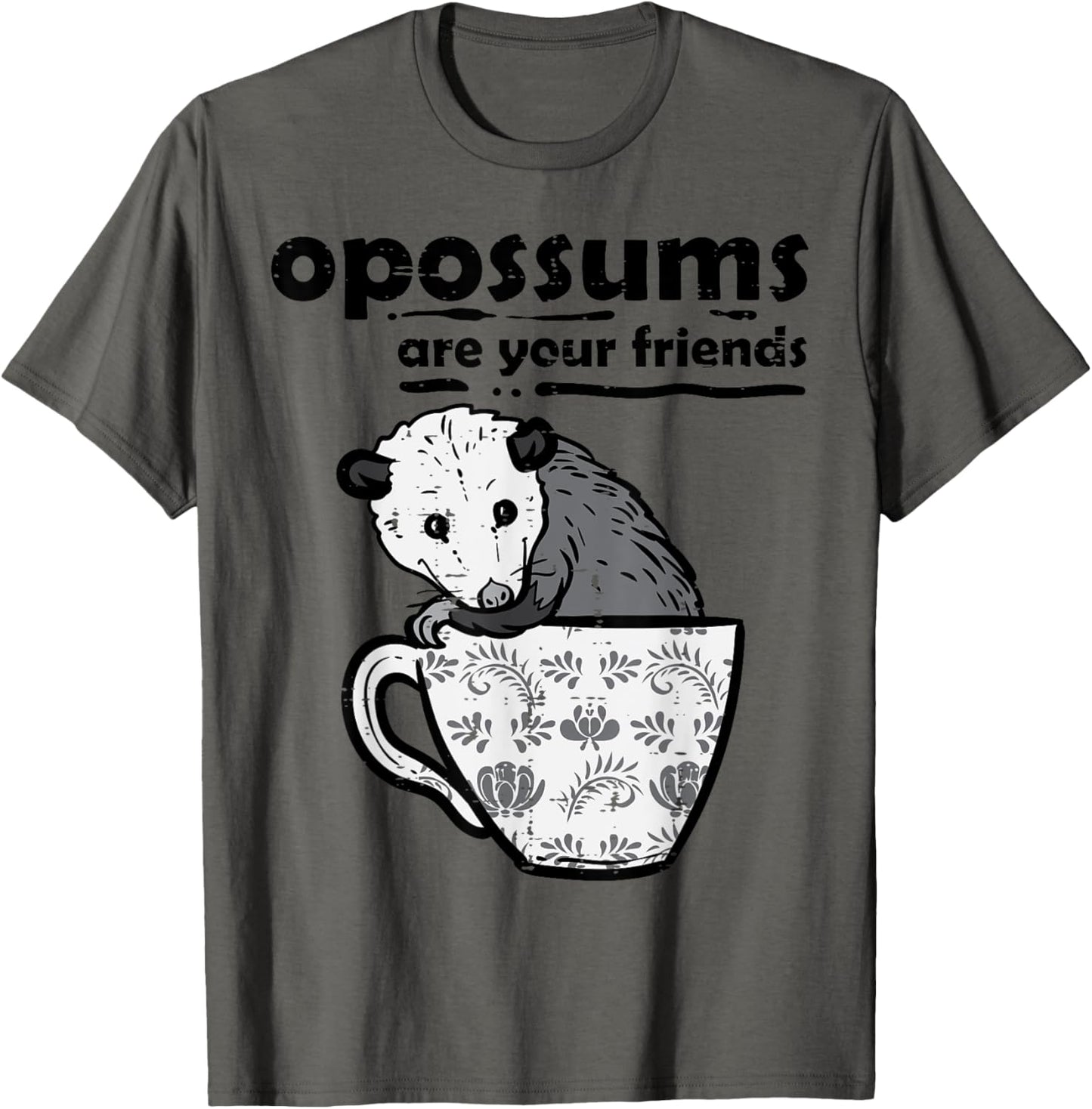 Opossums Are Your Friends Possum Street Cat Women Kids Men T-Shirt