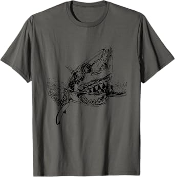 Great White Shark colorful Sharks Predator Shark T-Shirt