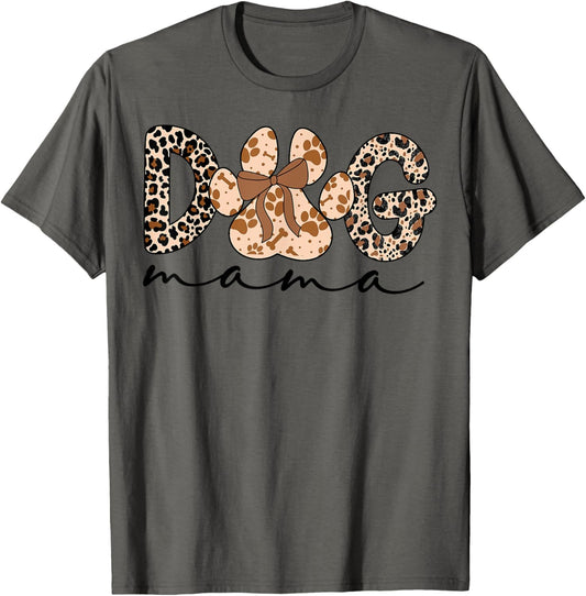 Dog Mama Dog And Cat Mom Furmama Mothers Day Women Girl T-Shirt