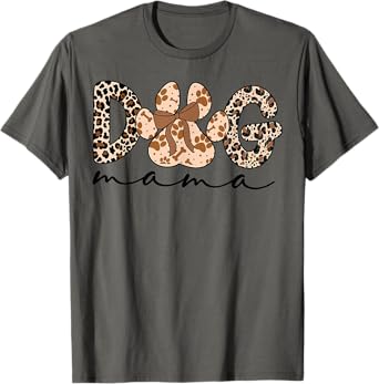 Dog Mama Dog And Cat Mom Furmama Mothers Day Women Girl T-Shirt