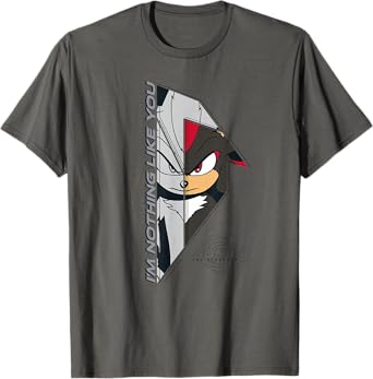 Sonic the Hedgehog 3 - Shadow "I'm Nothing Like You" T-Shirt