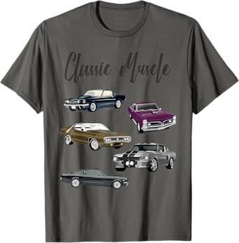 Classic Muscle Maximum Horsepower Car Logo T-Shirt T-Shirt