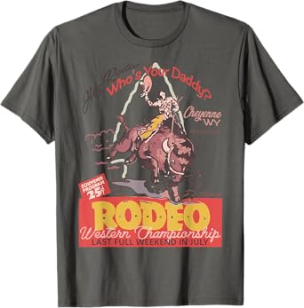 Cheyenne Wyoming WY Rodeo Cowboy T-Shirt