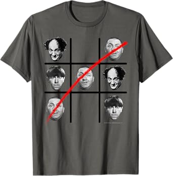 TTS- The Three Stooges Tic Tac Toe T-Shirt