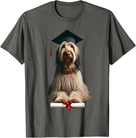 Spinone Italiano Dog Graduation Cap School Graduate Owner T-Shirt