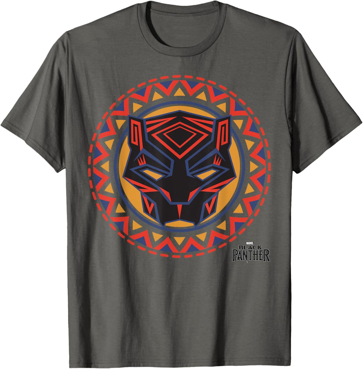 Marvel Black Panther Movie Geometric Pattern Mask T-Shirt T-Shirt