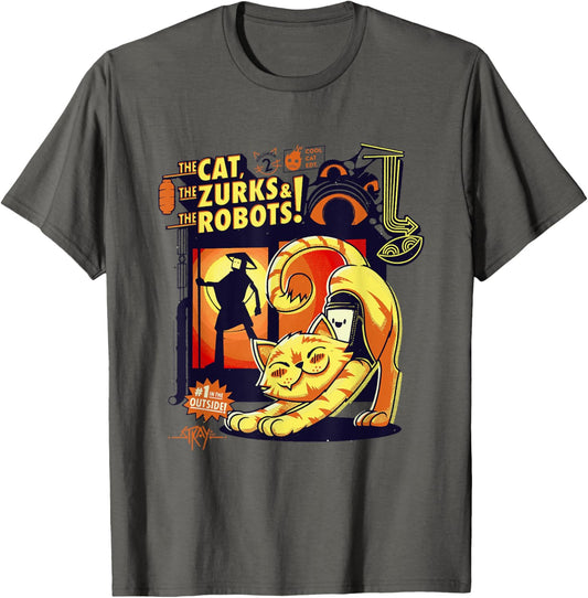 Stray Cats, Zurks, and Robots T-Shirt