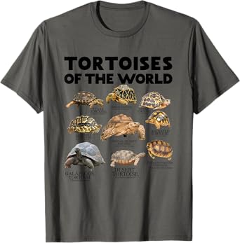 Tortoises Of The World Turtles Lover Save The Tortoises T-Shirt