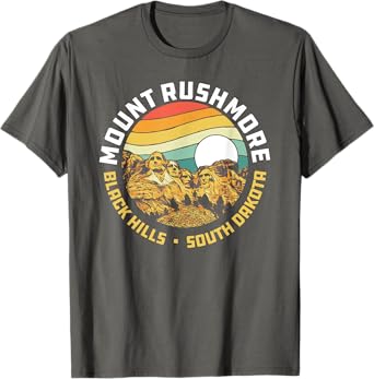 Retro Mount Rushmore National Memorial Vintage 80s Graphic T-Shirt