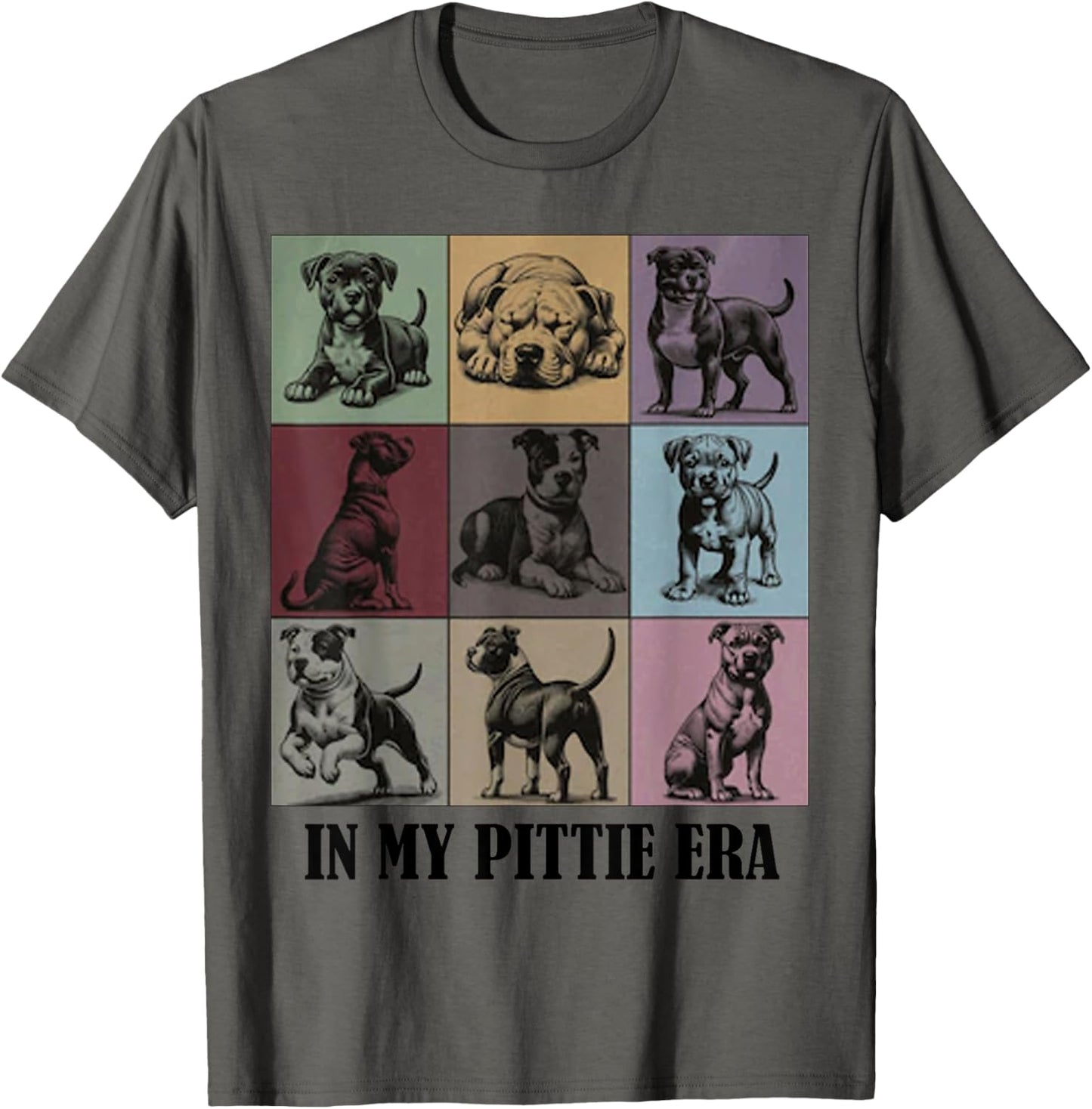 funny Dog Mama Quote In My Pitbull Pittie Era Cool Pitbull T-Shirt