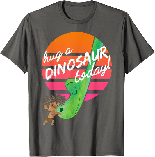 Disney Pixar The Good Dinosaur Hug A Dinosaur Today Retro T-Shirt