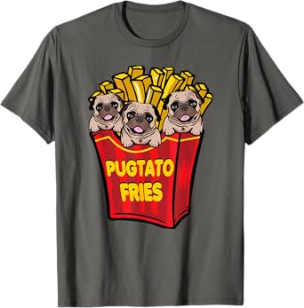 Pugtato, Funny Dog Potato, Dog Lover, Puglie Men Women Kids T-Shirt