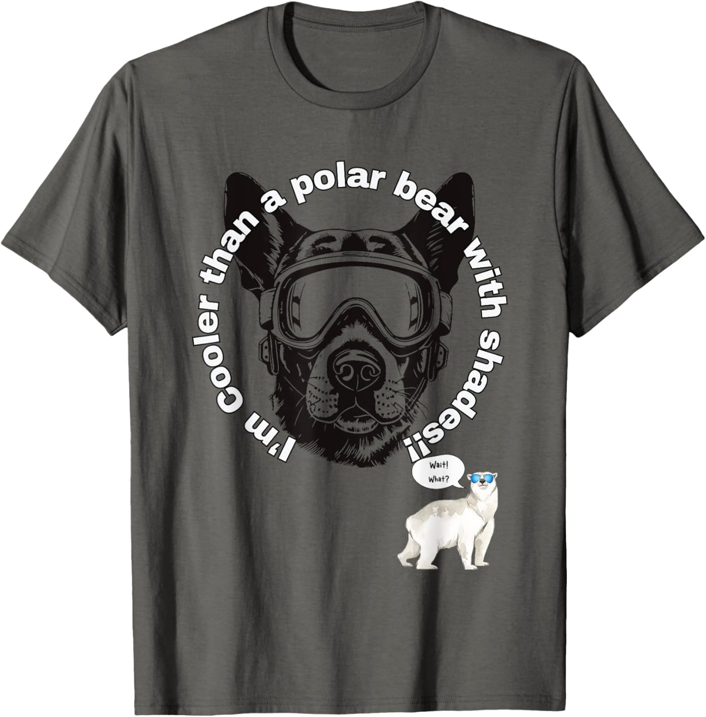 Cool Funny Dog in Goggles !! T-Shirt