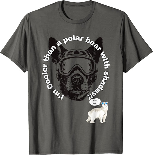 Cool Funny Dog in Goggles !! T-Shirt