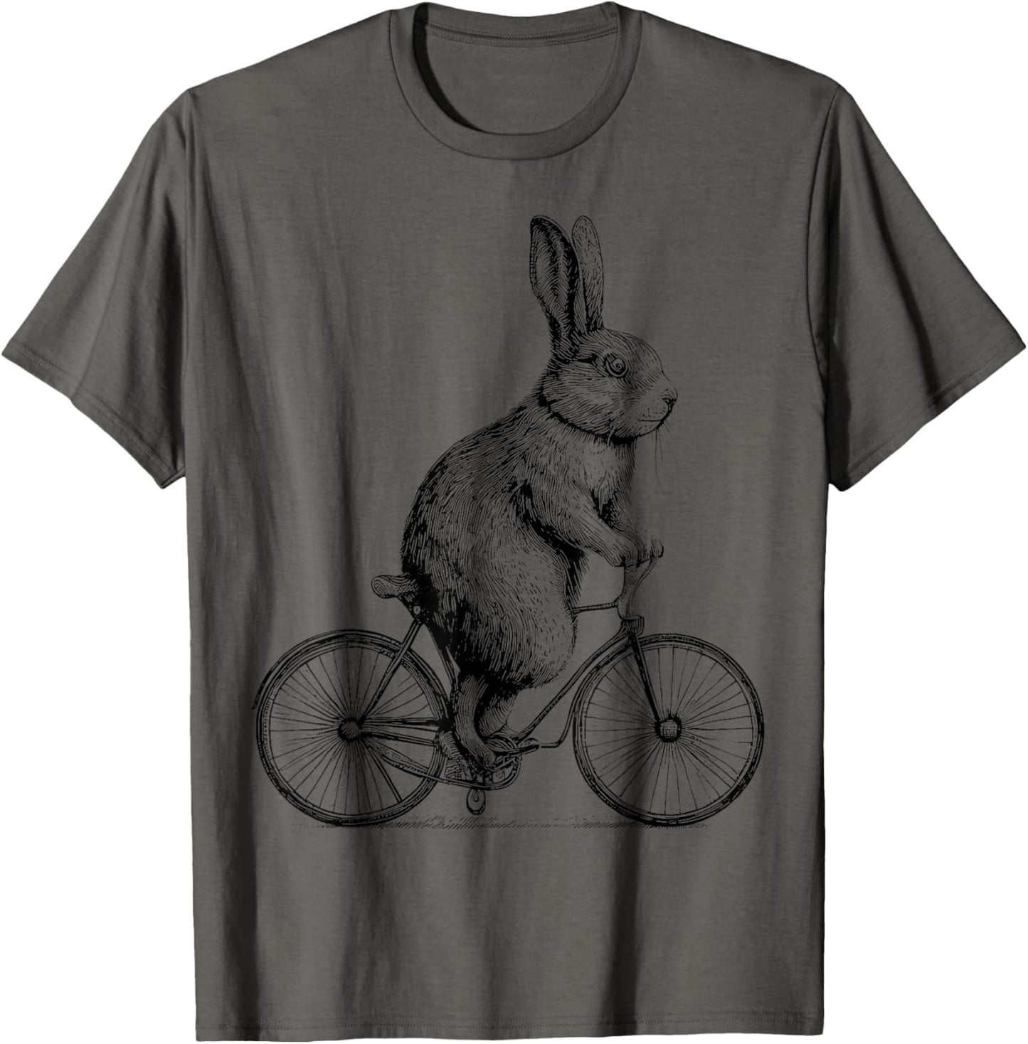 Rabbit On A Bike Bunny Bicycle Cycing Biking Men Women Kids T-Shirt