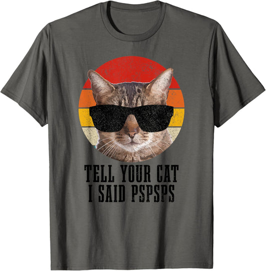 Funny Vintage Cat T-Shirt