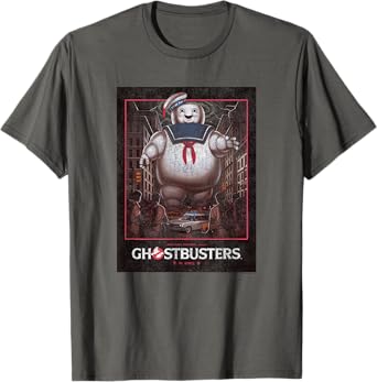 Ghostbusters Stay Puft Vintage Poster Funny Retro Move T-Shirt