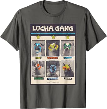 Lucha Libre Mexico Puppy Wrestling Mask Luchador Birthday T-Shirt