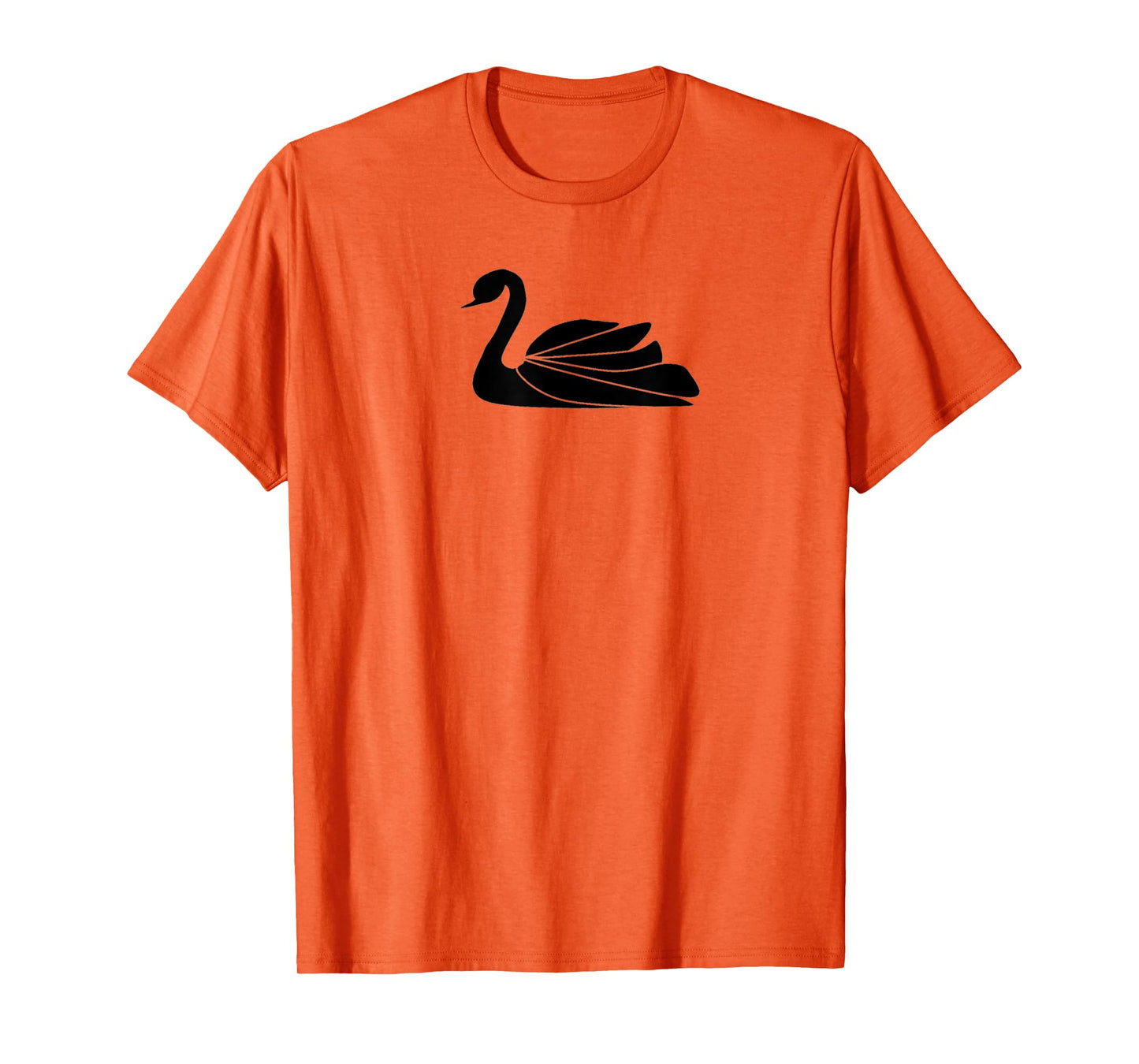 Swan Design- Black Silhouette for classic swan lovers T-Shirt