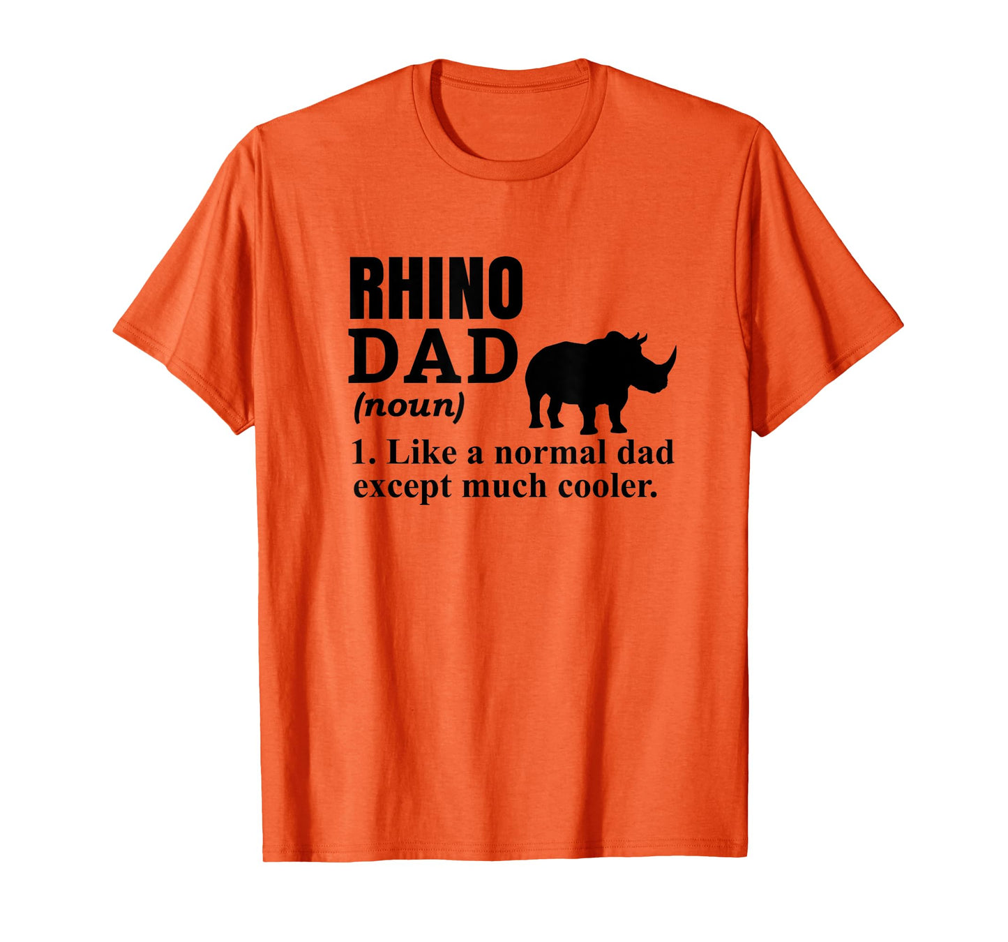 Rhino Dad Chubby Unicorns Fat Rhino T-Shirt