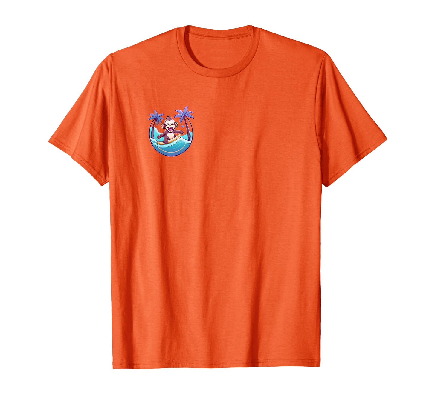 Hilarious Surfing Monkey On Banana Surfboard T-Shirt