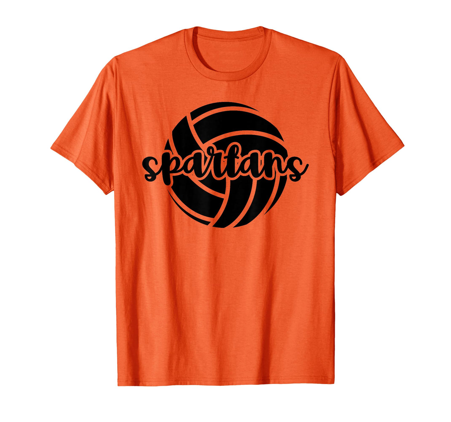 Spartans Volleyball Team Mascot School Spirit Game Night T-Shirt