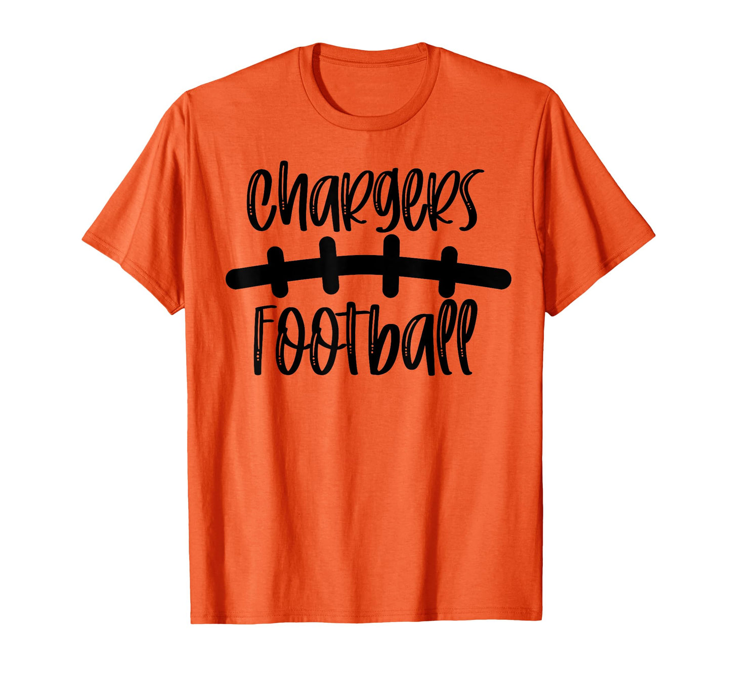 Chargers Football School Spirit Team Mascot Game Night T-Shirt