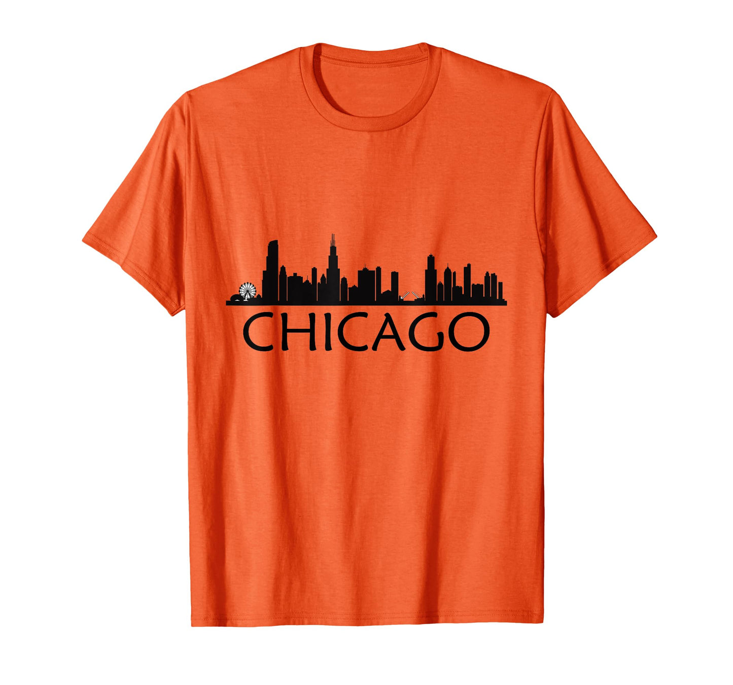 Chicago Skyline T-shirt Chi Town I Love Wind City Tee T-Shirt