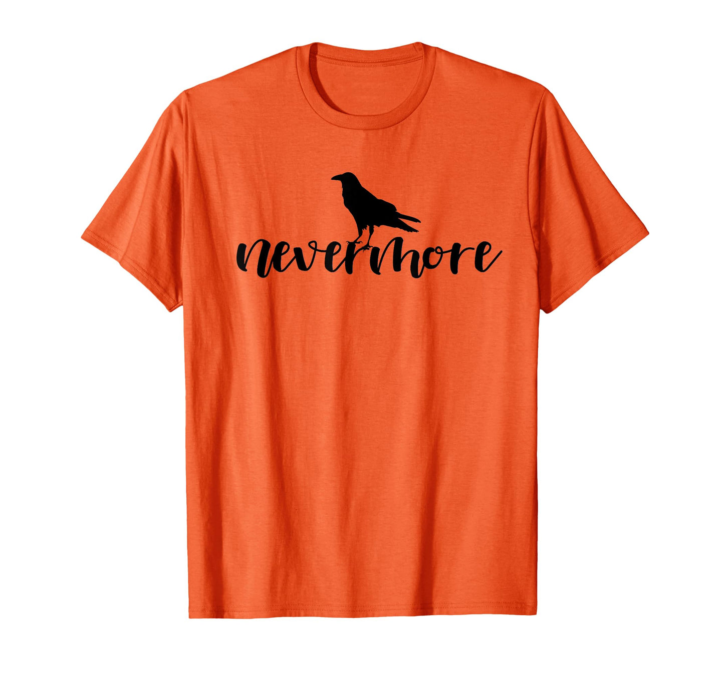 Edgar Allan Poe Nevermore Raven Literary Lover Reader T-Shirt