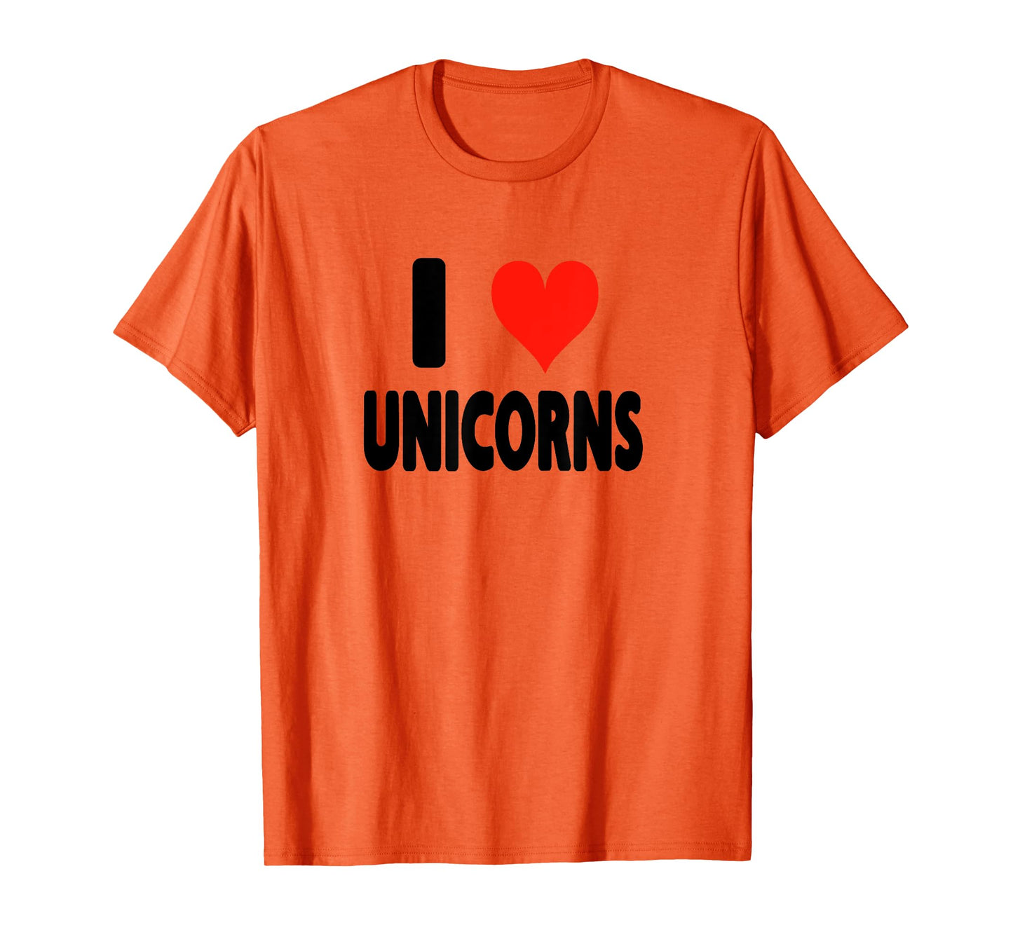 I Love Unicorns - Heart T-Shirt