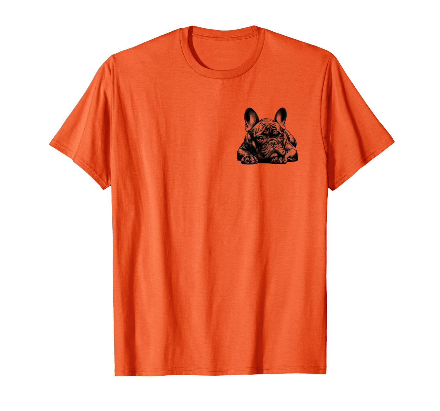Dreamy French Bulldog on Chest T-Shirt