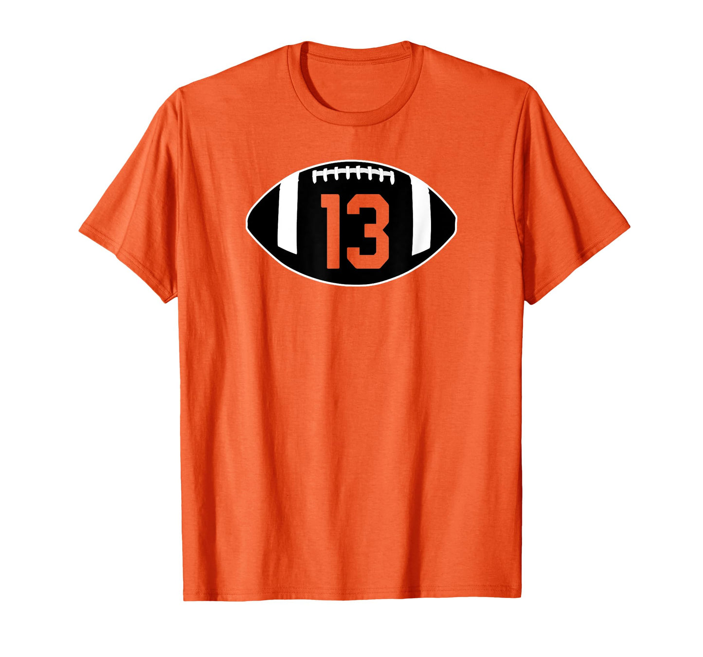 Football Jersey Number 13 Jersey T-Shirt Art-Player Number T-Shirt