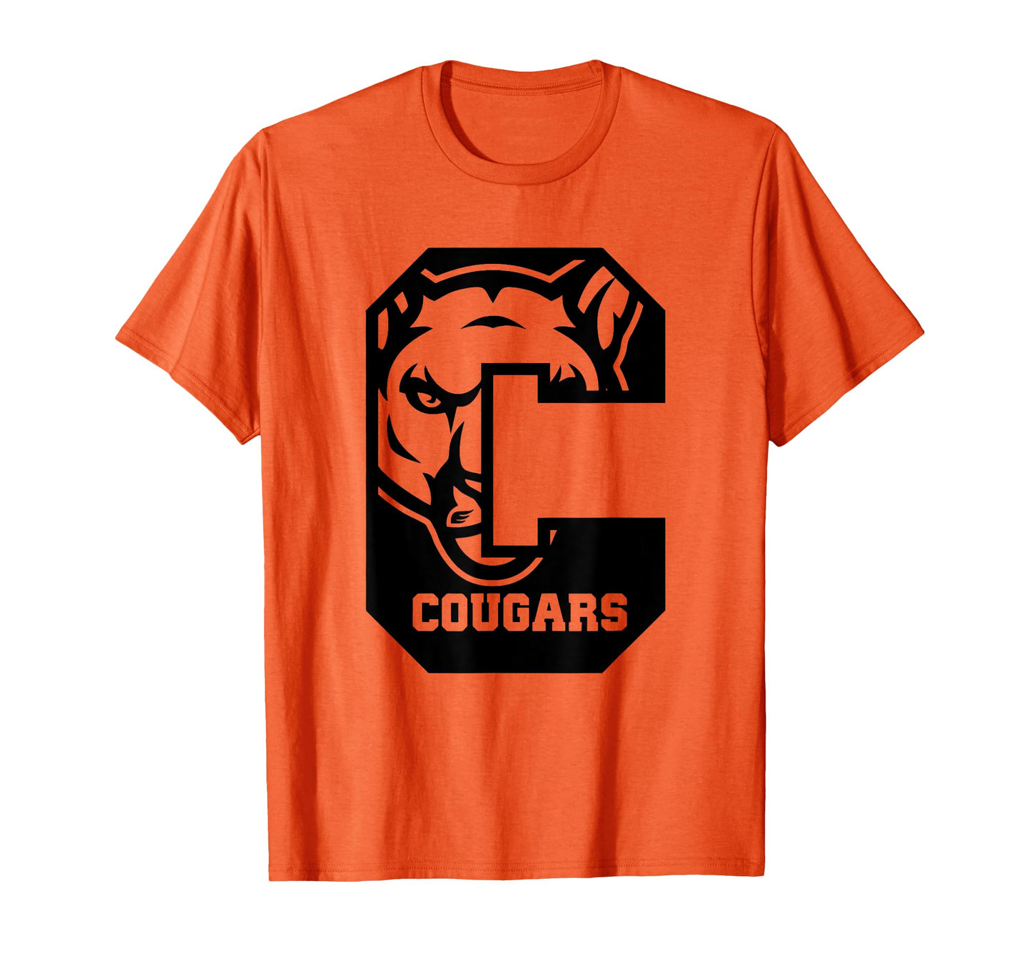 Cougars Football School Sports Fan Team Spirit T-Shirt