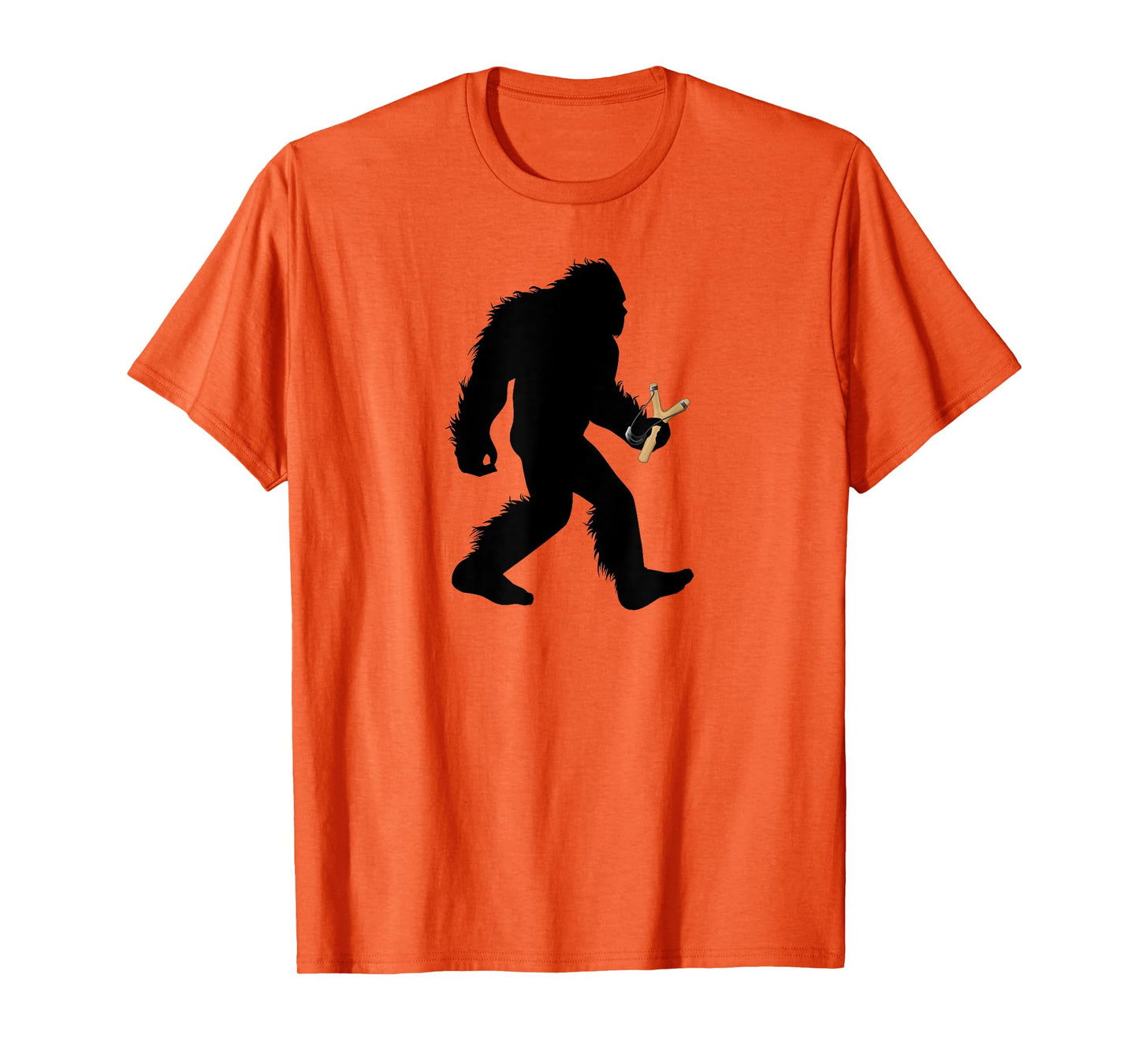 Bigfoot Slingshot T-Shirt, Sasquatch Slingshotting Tee Gift T-Shirt