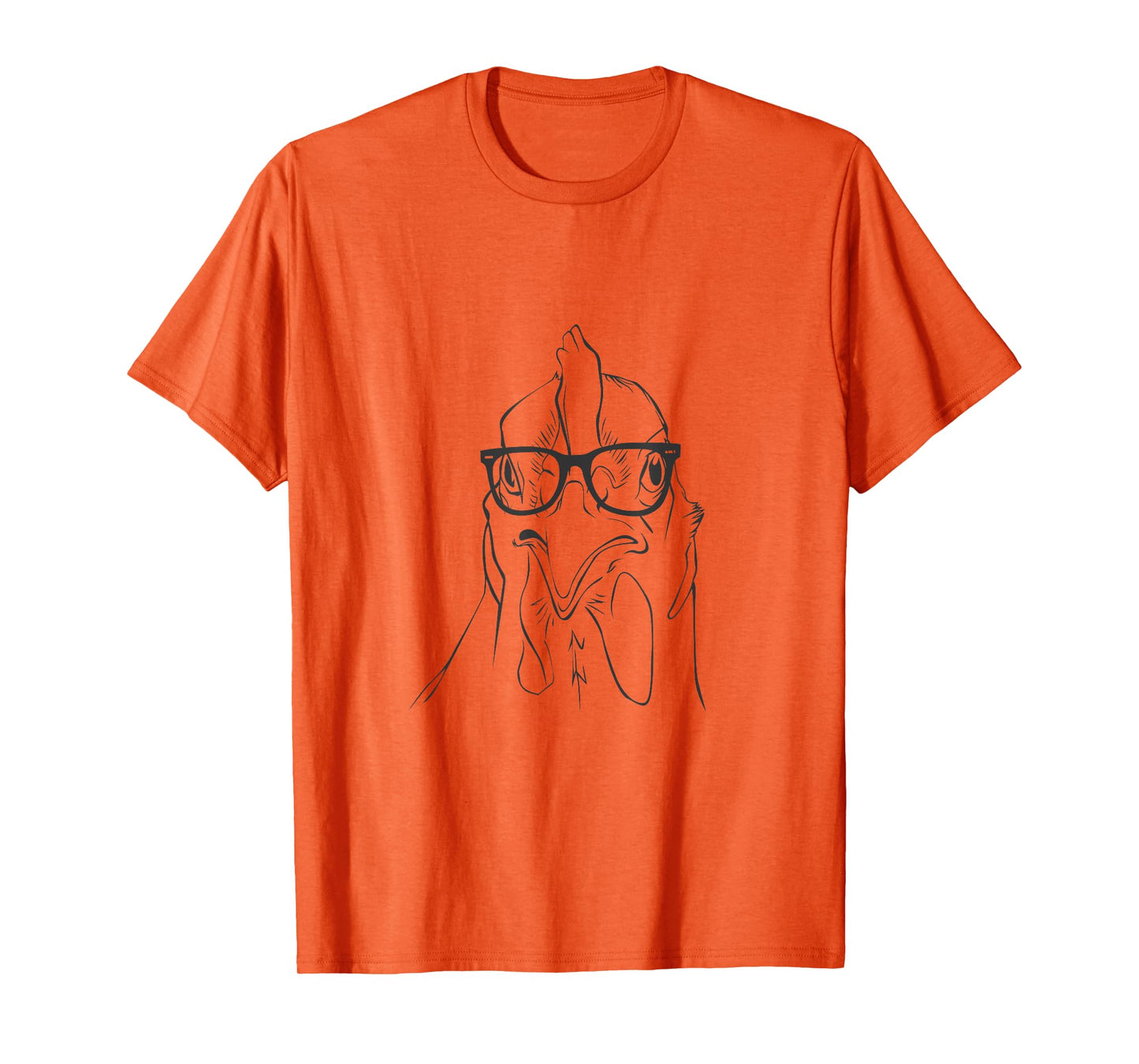 Vintage Hipster Chicken Spectacles Rooster Eye Glasses Gift T-Shirt
