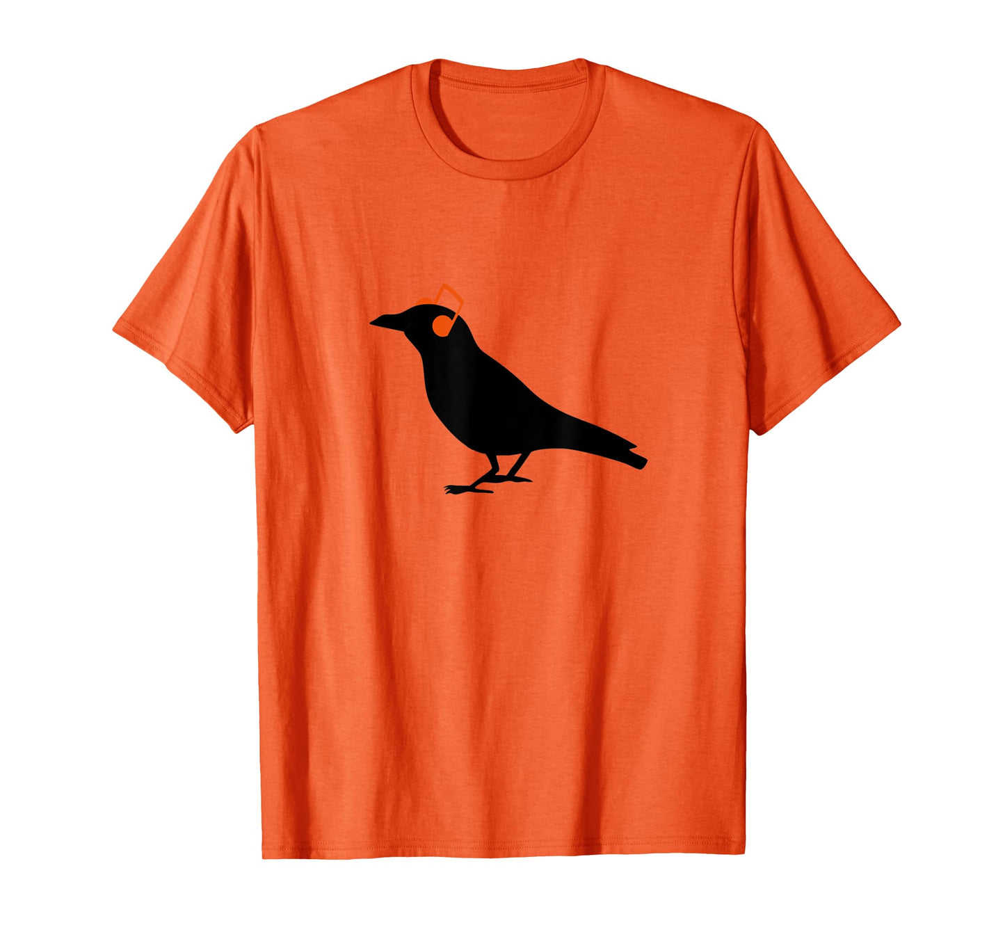 Headphones Headphones notes Raven Bird Hipster T-Shirt