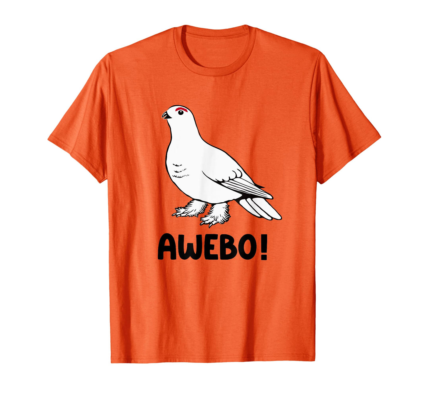 Awebo Meme Willow Ptarmigan Awebo Bird Funny Arctic Chicken T-Shirt