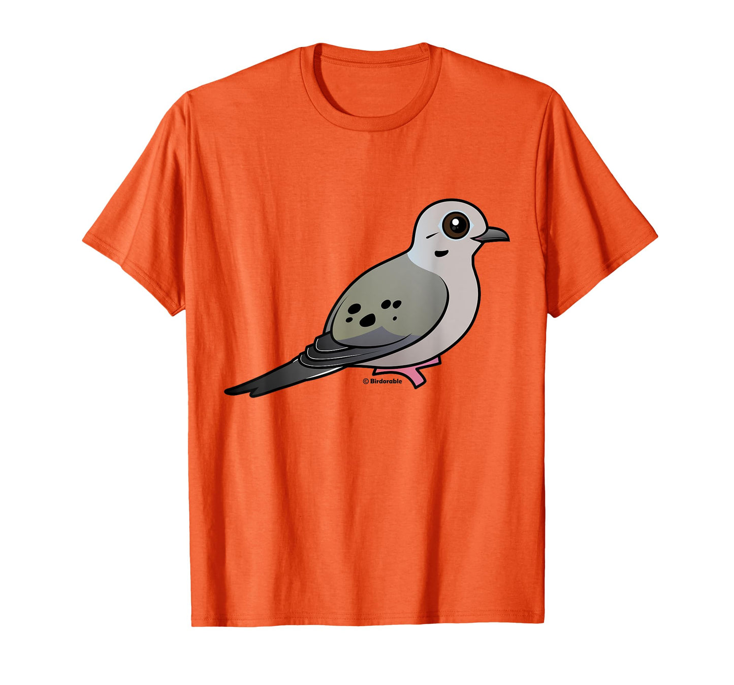 Cute Cartoon Mourning Dove Birdorable Bird T-Shirt