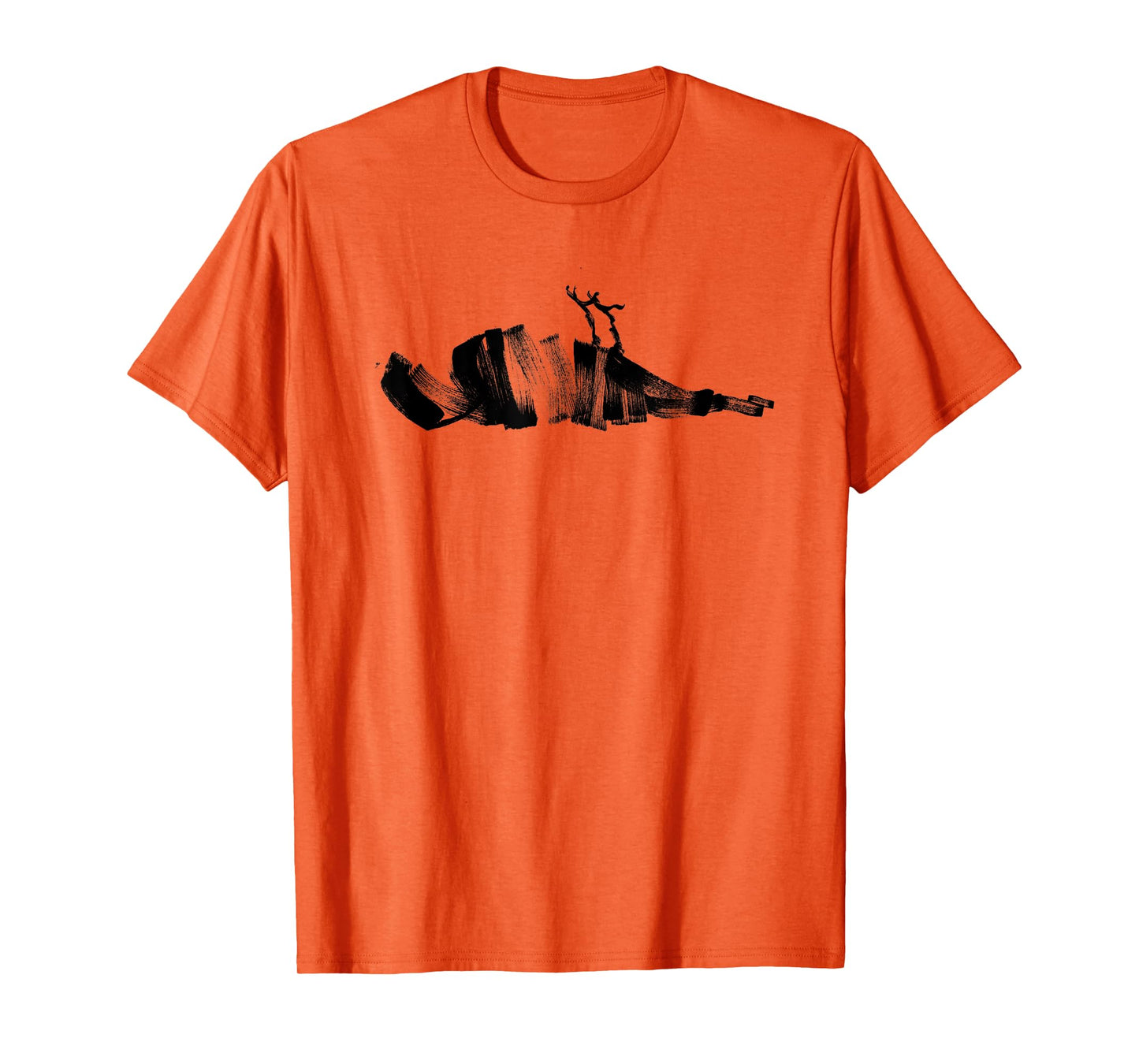 ATTICUS Brush Bird T Shirt (Black Print)